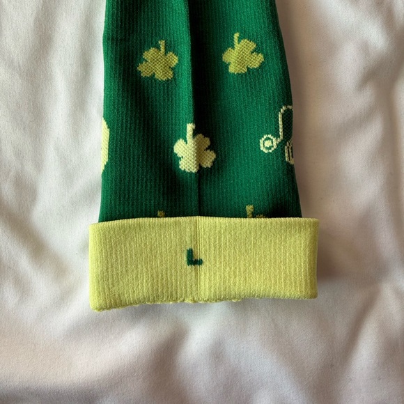 Figs Compression Green St Patrick’s Day Socks Size Large NWOT - Picture 5 of 5